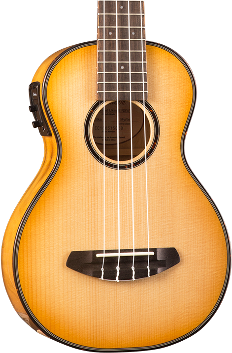 Lu'au Concert Ukulele Natural Shadow E - Ukulele (600x758), Png Download