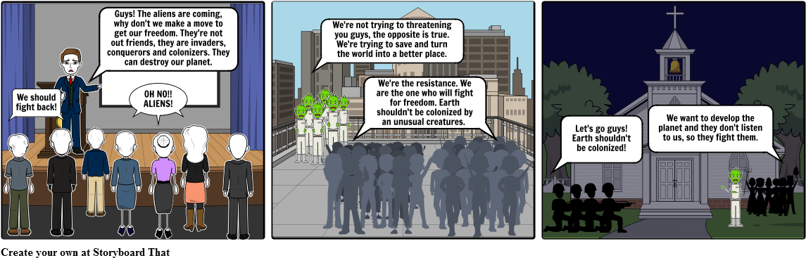 Alien Collective I - Cartoon (1164x385), Png Download