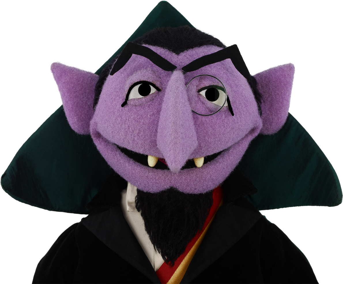 The Top Songs Of Halloween The Muppet Mindset Png Evil - Count Dracula Sesame Street Face (1200x1001), Png Download