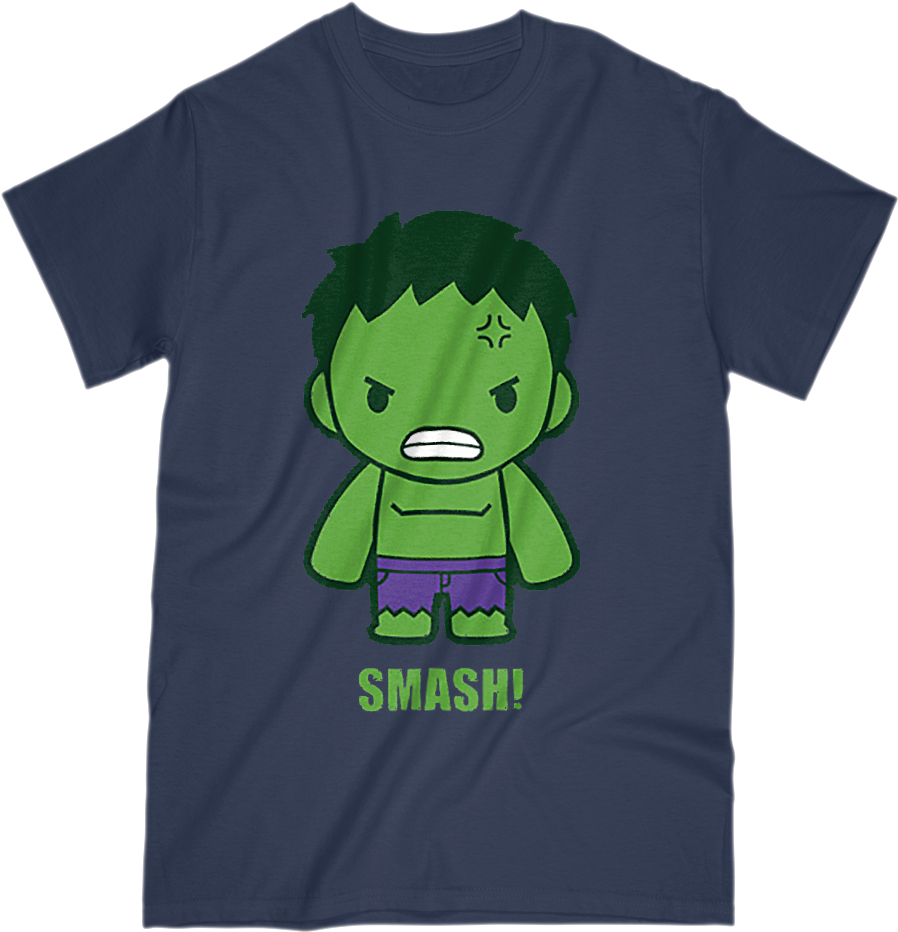Hulk Smash Cartoon Avenger Marvel Shirt T Marvel Avengers - T-shirt (1000x1000), Png Download