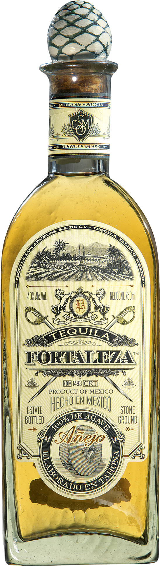 Tequila Fortaleza Anejo 750ml (1600x2000), Png Download
