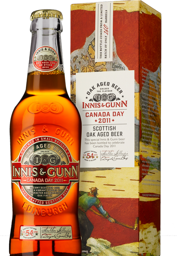 You Haven't Tasted Beer Until Now - Innis & Gunn Independence Day 2012 (570x849), Png Download