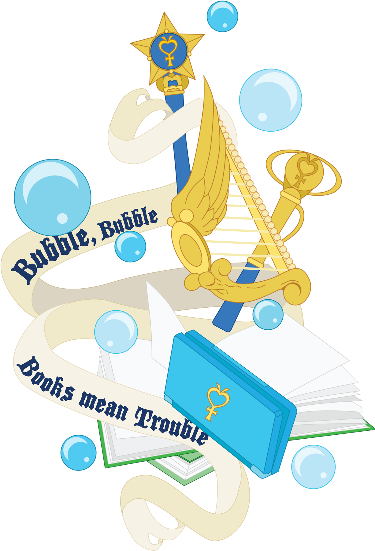 Sailor Mercury Tattoo (1280x1840), Png Download