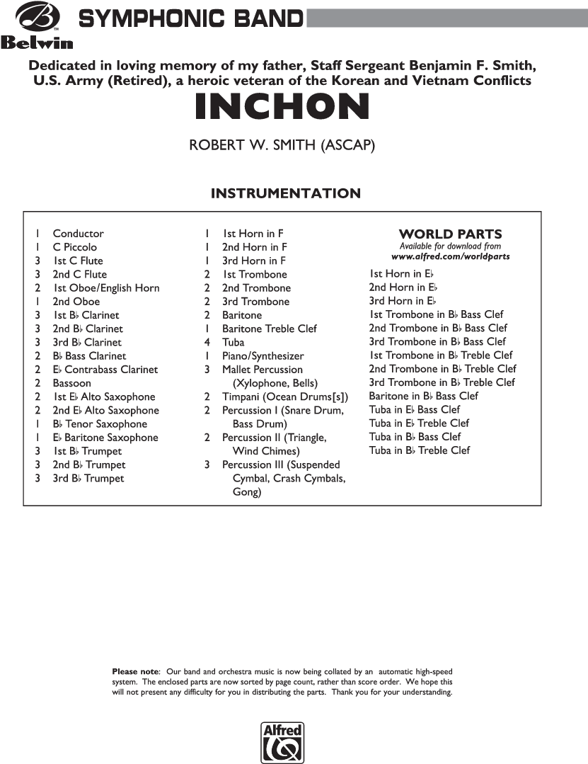 Inchon Thumbnail Inchon Thumbnail Inchon Thumbnail - Symphonic Dance No 3 Fiesta Score (864x1152), Png Download