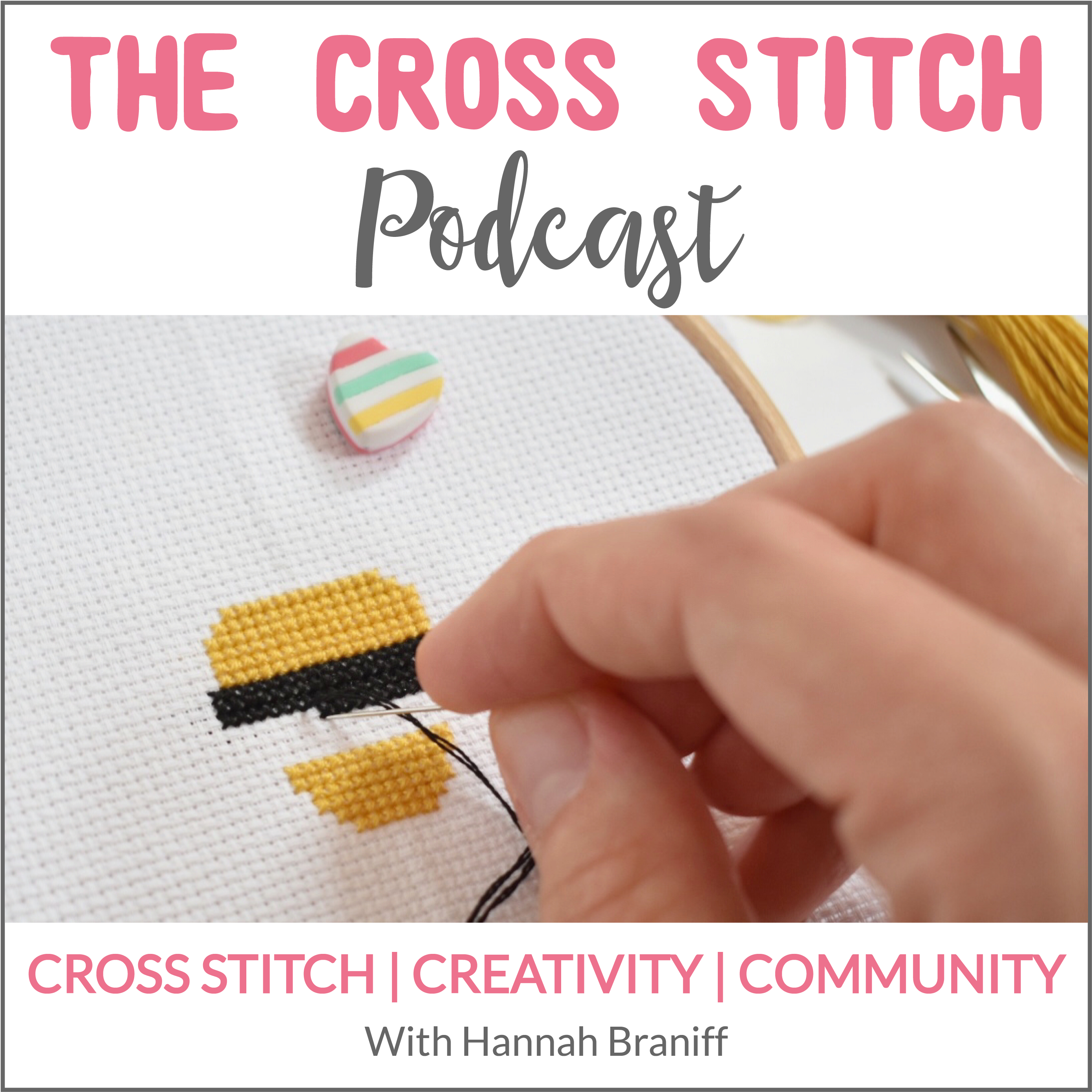 The Cross Stitch Podcast By Hannah Braniff - The Cross Stitch Podcast (2917x2917), Png Download