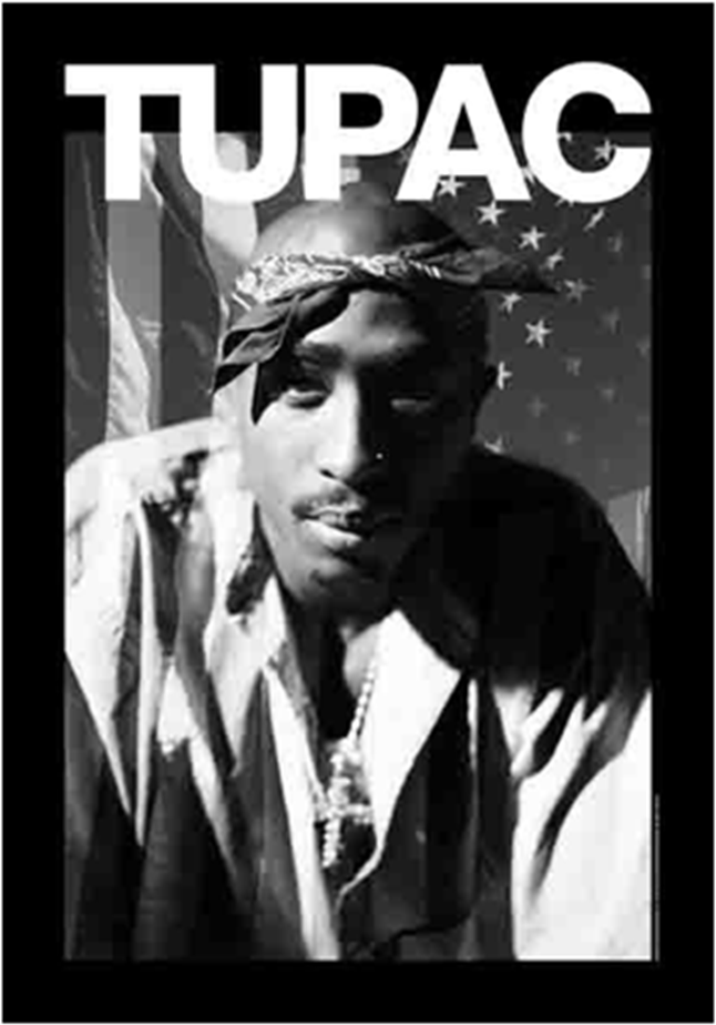 2pac - Poster Revolution Tupac -? Head On Fabric Poster 30 (1000x1000), Png Download