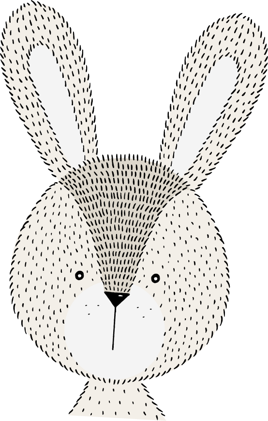 Rabbit - Love Rabbit Throw Blanket (554x869), Png Download