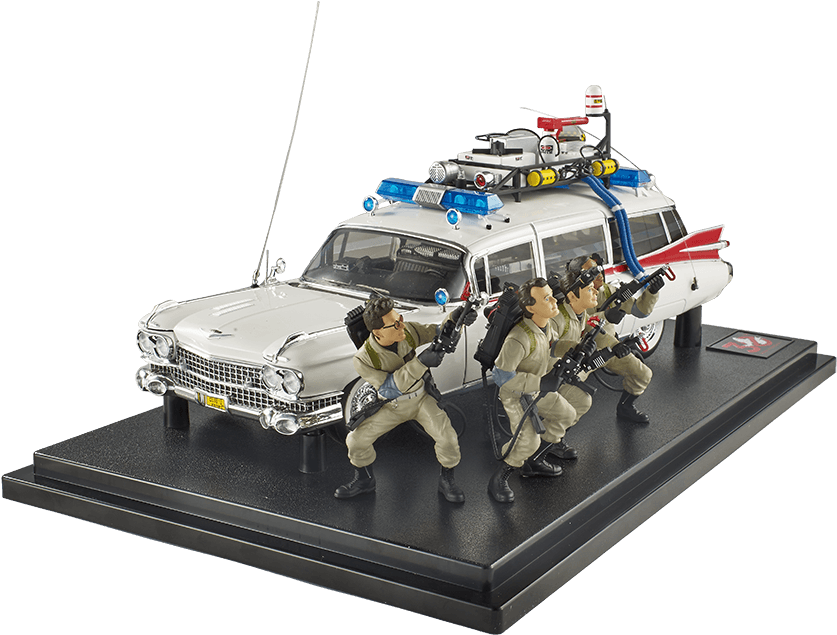 Ghostbusters Ecto 1 And 2 Hot Wheels Decals - Hot Wheels Elite Ecto-1 Ghostbusters 1:18 Scale (900x706), Png Download