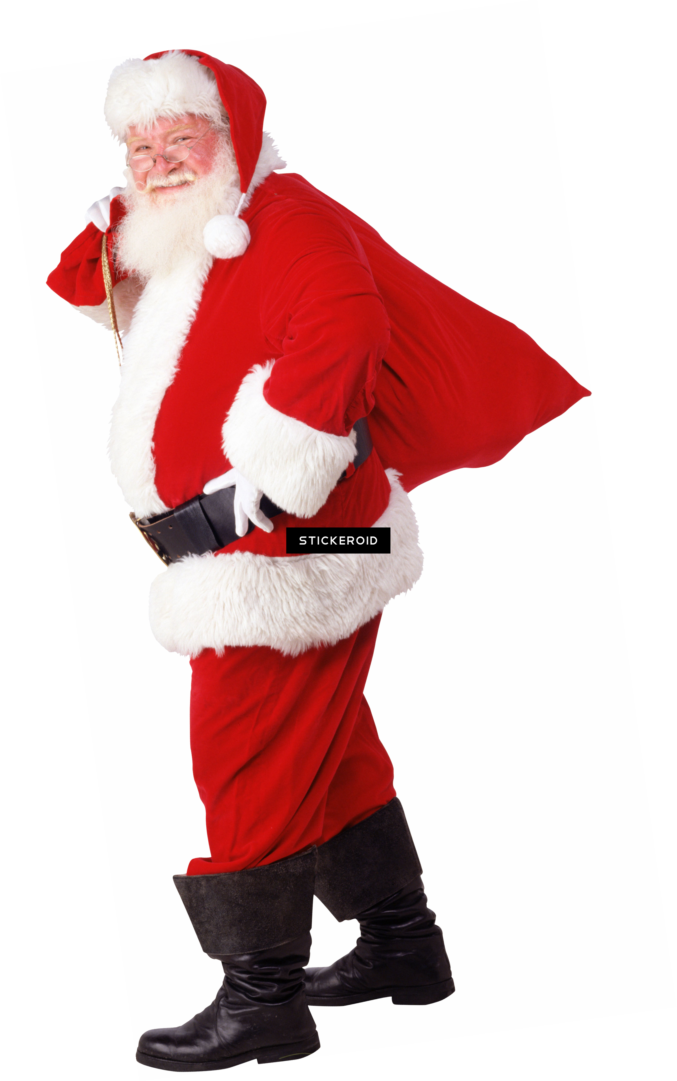 Santa Claus - Beginning Christmas For Piano (2339x3732), Png Download