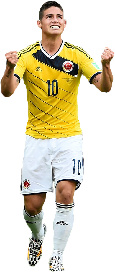 James Rodriguez Colombia Png (390x924), Png Download