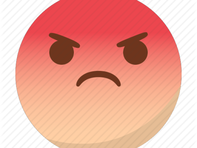 Mad Face Icon - Circle (640x480), Png Download