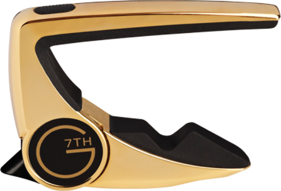 G7th G7 18kt Gold Plate Performance 2 Guitar Capo For - G7th Performance 2 Capo Black (1000x1000), Png Download