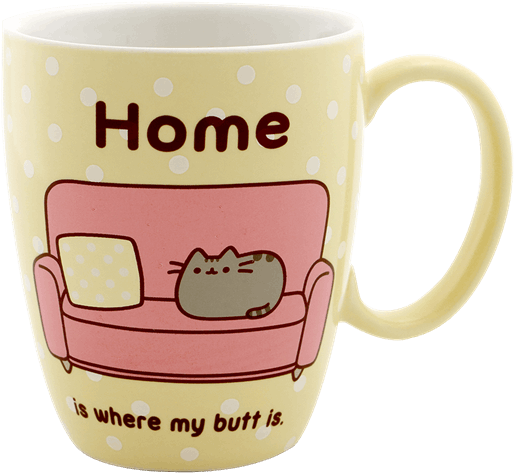 1 Of - Our Name Is Mud Pusheen Home Mug (600x600), Png Download
