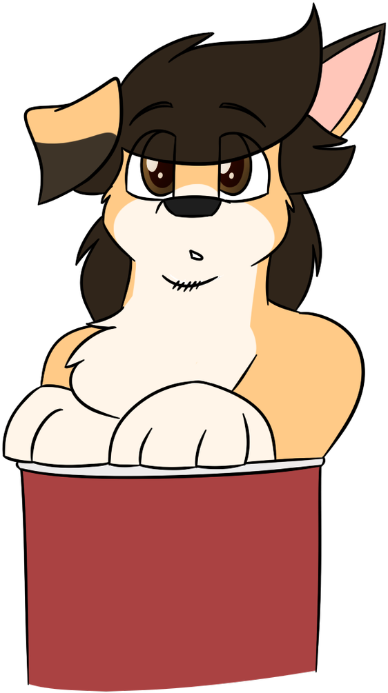 Marco The Corgi On Twitter - Cartoon (668x1200), Png Download