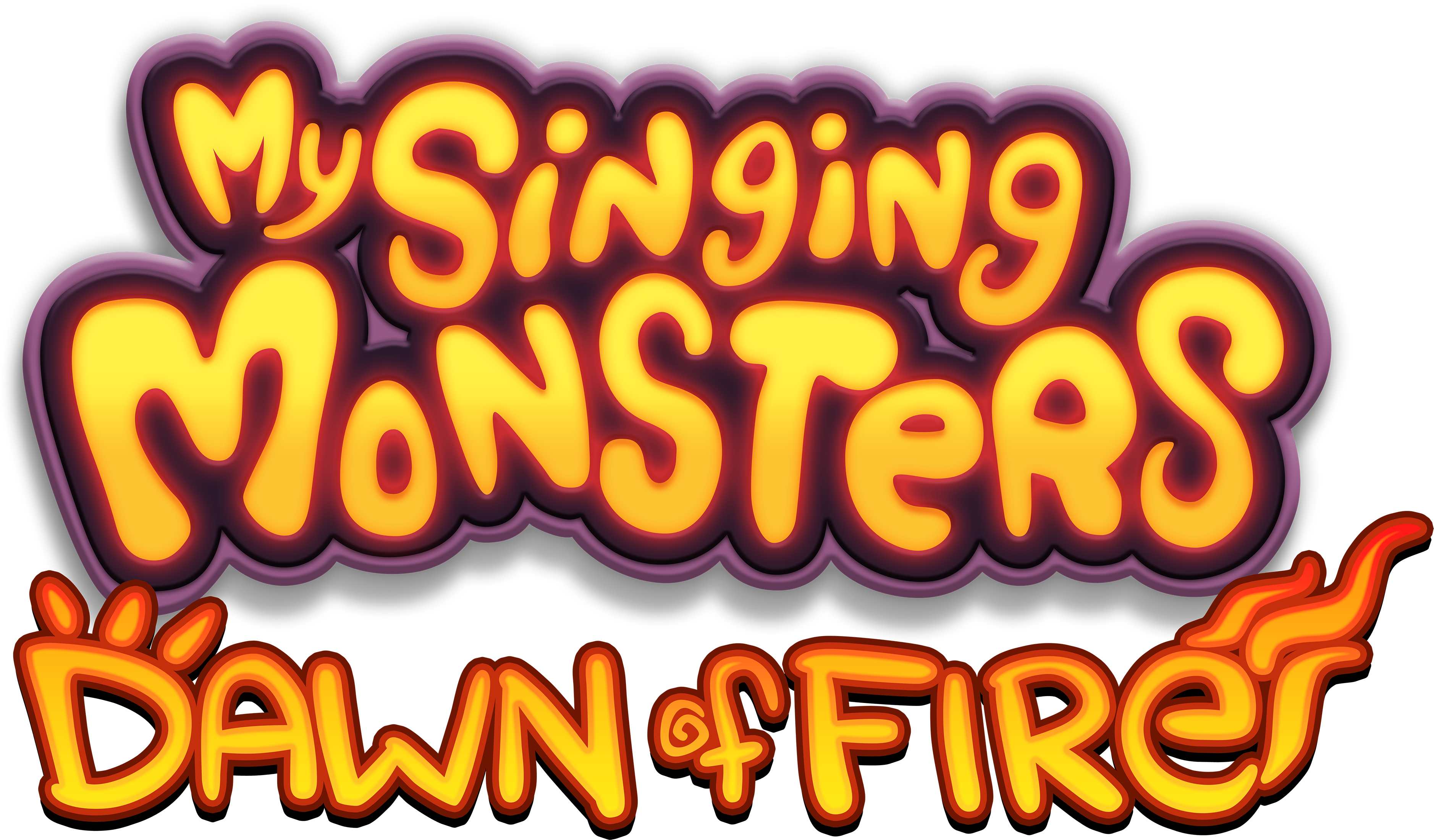 My Singing Monsters - My Singing Monsters Dawn Of Fire Logo (4000x2657), Png Download