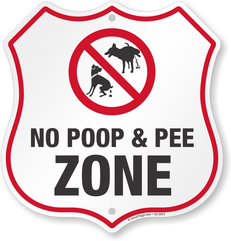 Dog Poop Shield Sign - Up After Your Dog (768x800), Png Download