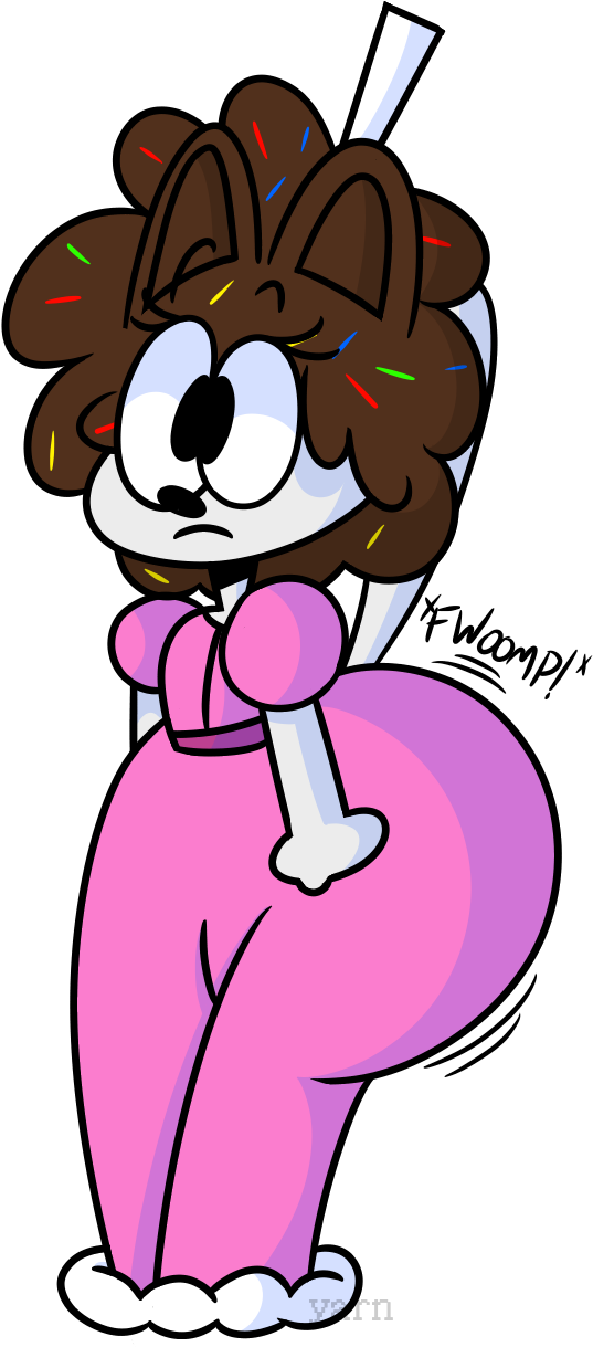 Plump Foxy Butt - Fur (610x1251), Png Download