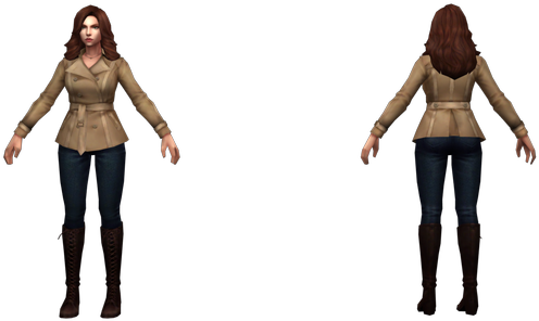 Download Zip Archive - Girl (750x650), Png Download