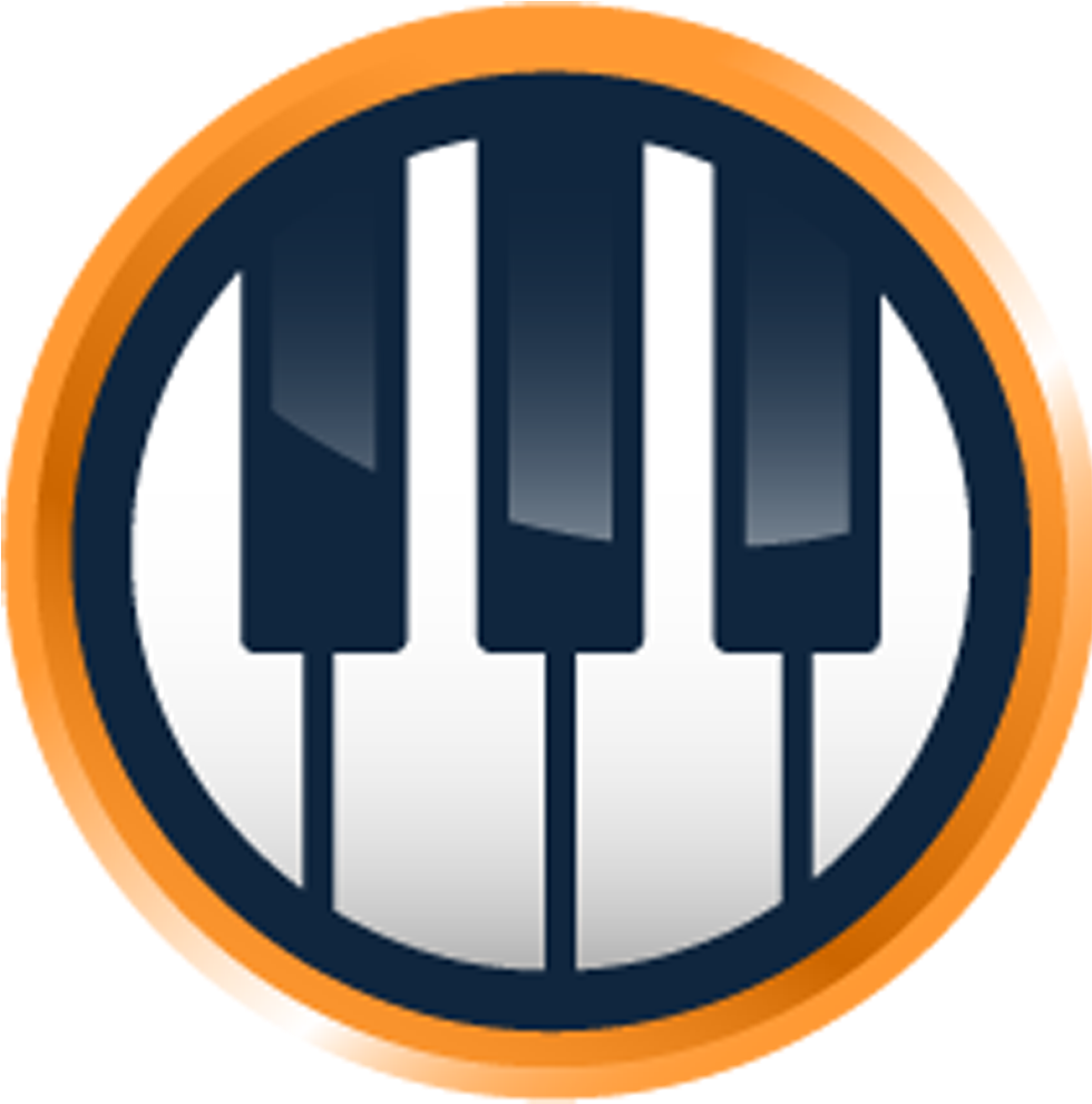 Song List - Piano Logo Orange (985x1000), Png Download