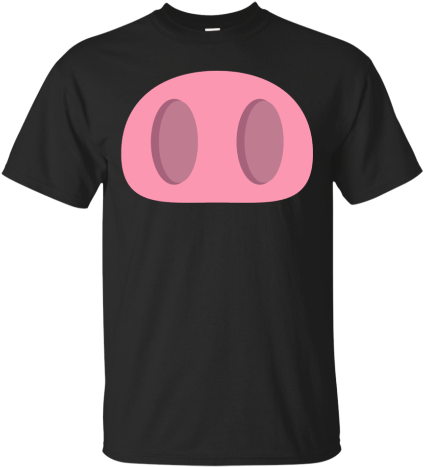 Pig Nose Emoji T-shirt (960x960), Png Download