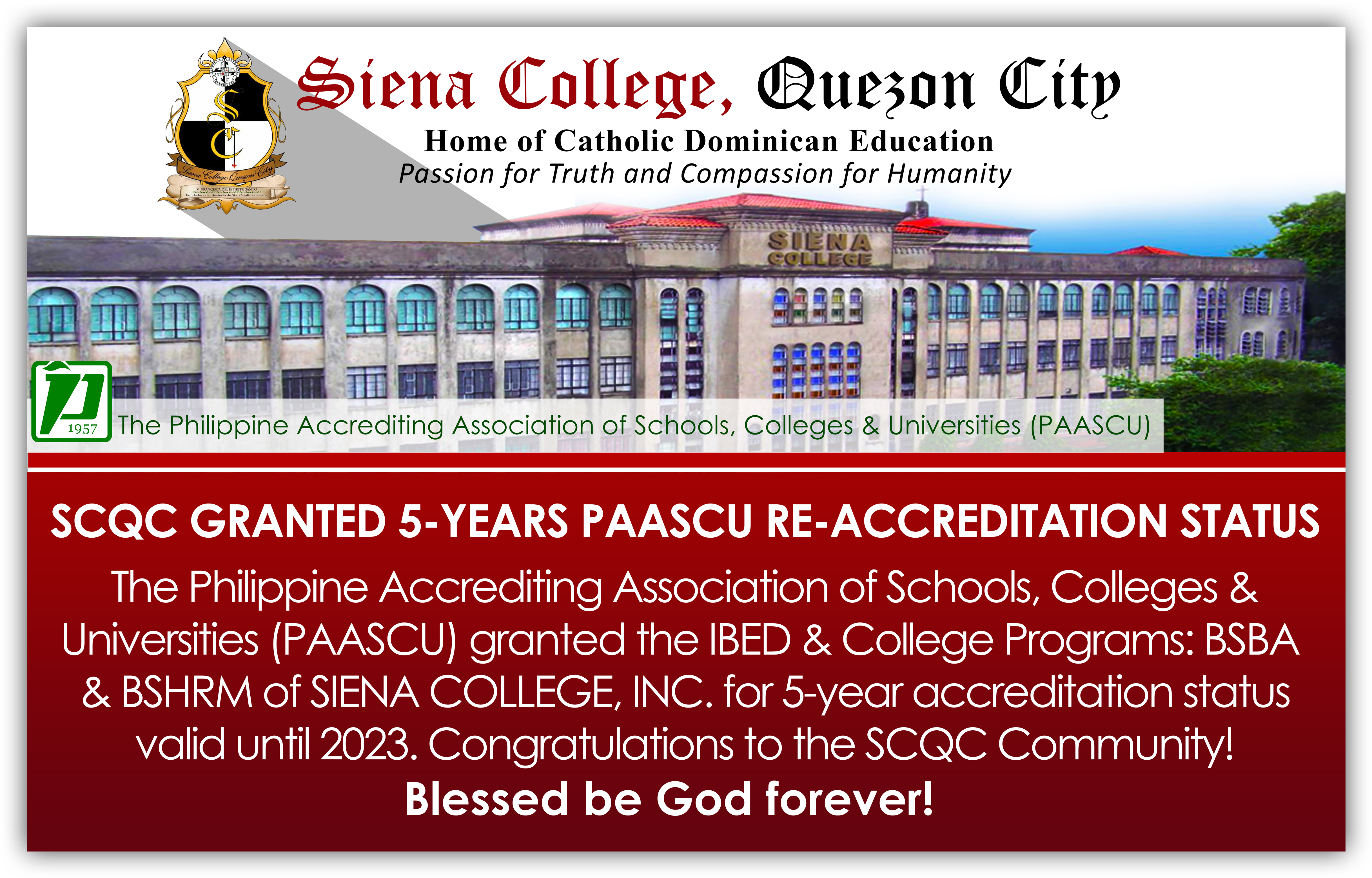 About Siena College Inc - Siena College Ph (5308x3389), Png Download