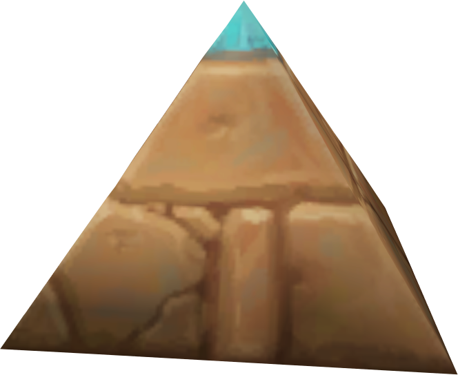 Pyramid Hat Head Token Detail - Wiki (664x544), Png Download