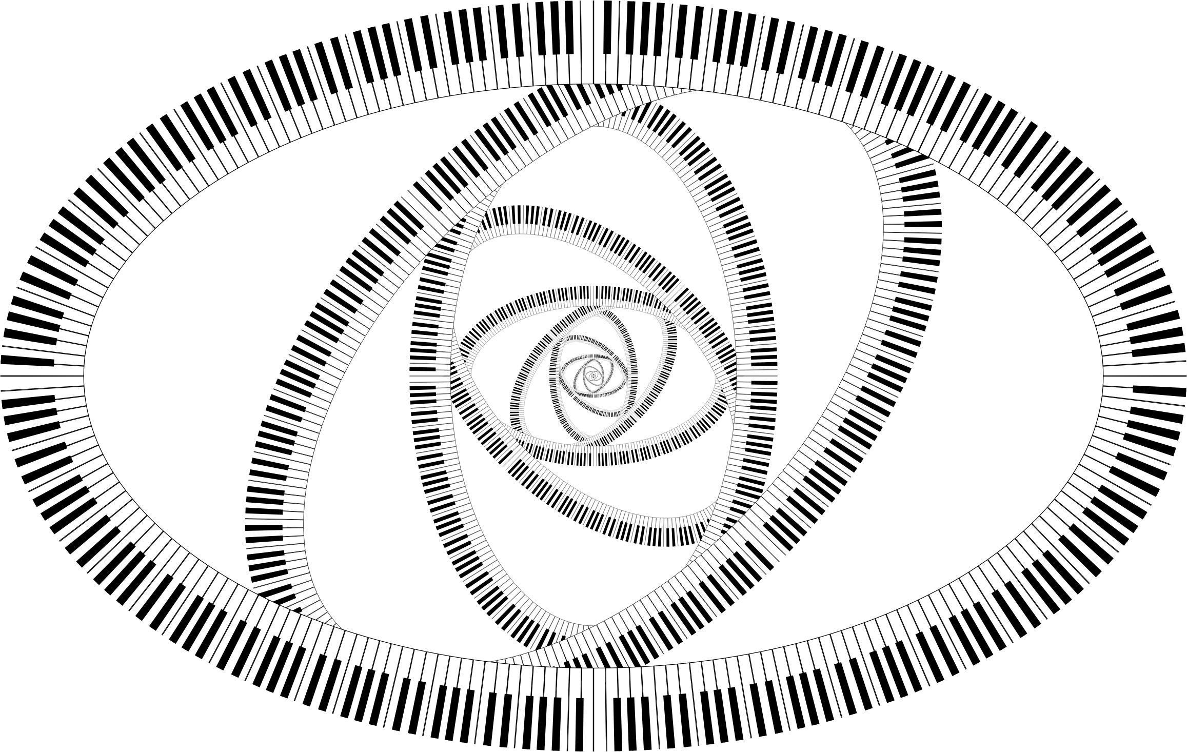 This Free Icons Png Design Of Piano Keys Ellipse Vortex (2314x1466), Png Download