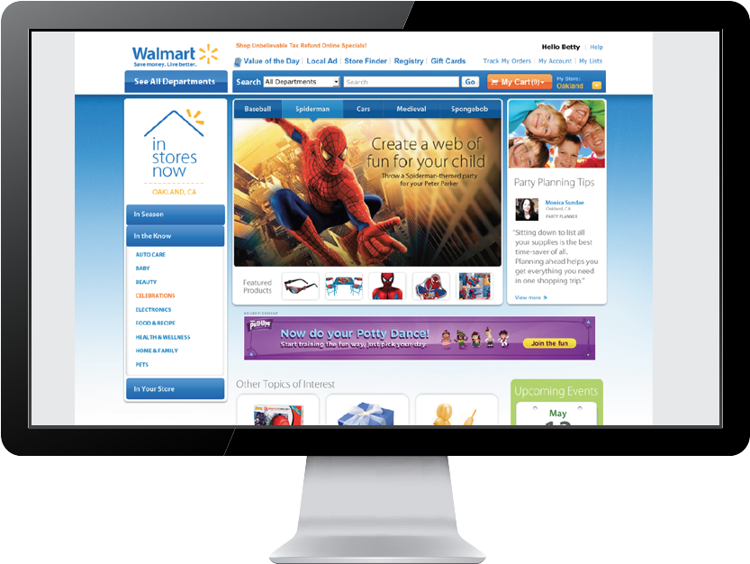 0008 09 Walmart Celebrations - Kids (960x653), Png Download