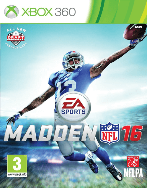 Madden Nfl - Electronic Arts Madden Nfl 16 Xbox 360 (552x700), Png Download