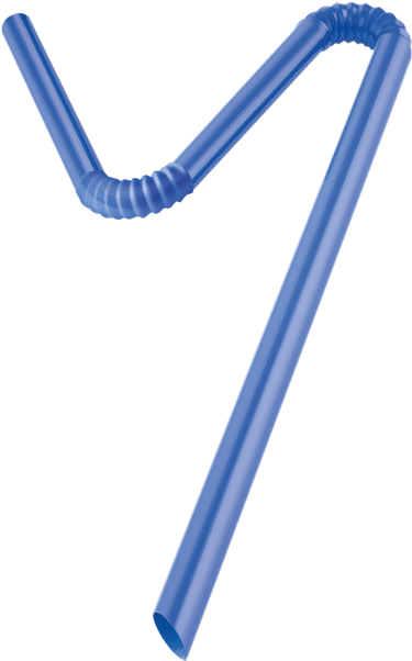 Z-straw - Electric Blue (1200x900), Png Download