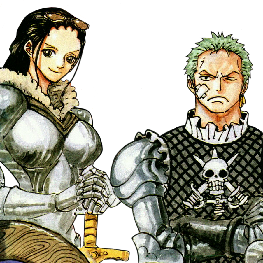 “ Zoro & Robin From Chapter 699 Color Spread - Zoro Colorspread (902x902), Png Download