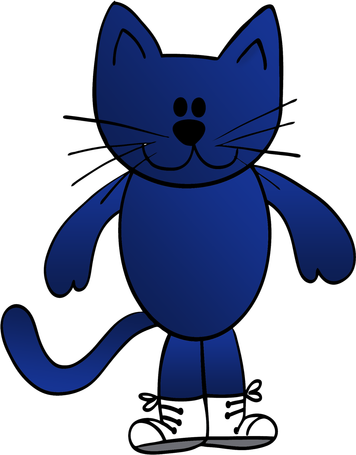 Pete The Cat Mickey Mouse (1320x1600), Png Download