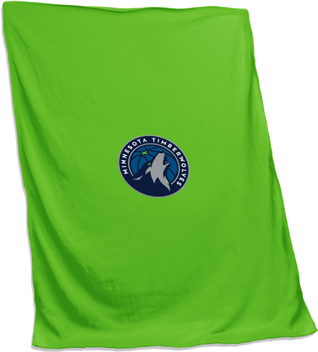Minnesota Timberwolves Global Green Sweatshirt Blanket - Long-sleeved T-shirt (500x667), Png Download