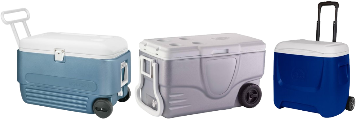 Ice Chest Png Banner Free Download - Igloo Max Cold 60 Litre Wheeled (1200x400), Png Download