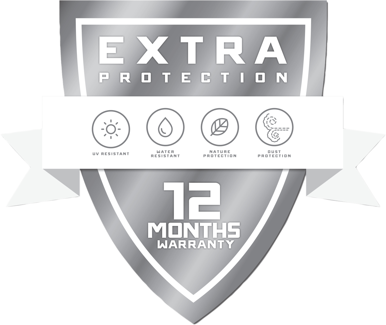 12 Month Warranty - Bronze (1550x1298), Png Download