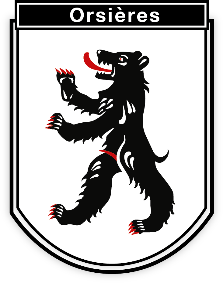 Blason De La Commune D'orsières - Orsières (747x939), Png Download