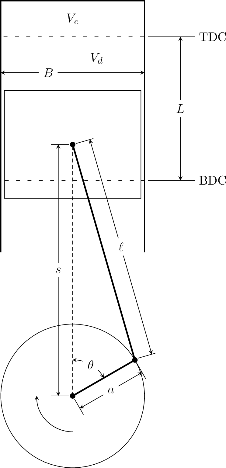 Images/piston - Diagram (758x1538), Png Download