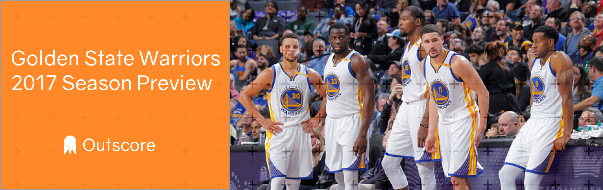 Golden State Warriors 2017 Season Preview - Warriors 2018 Starting 5 (2000x631), Png Download