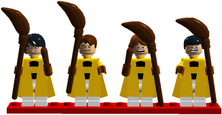 Hufflepuff Quidditch - Cartoon (1600x845), Png Download