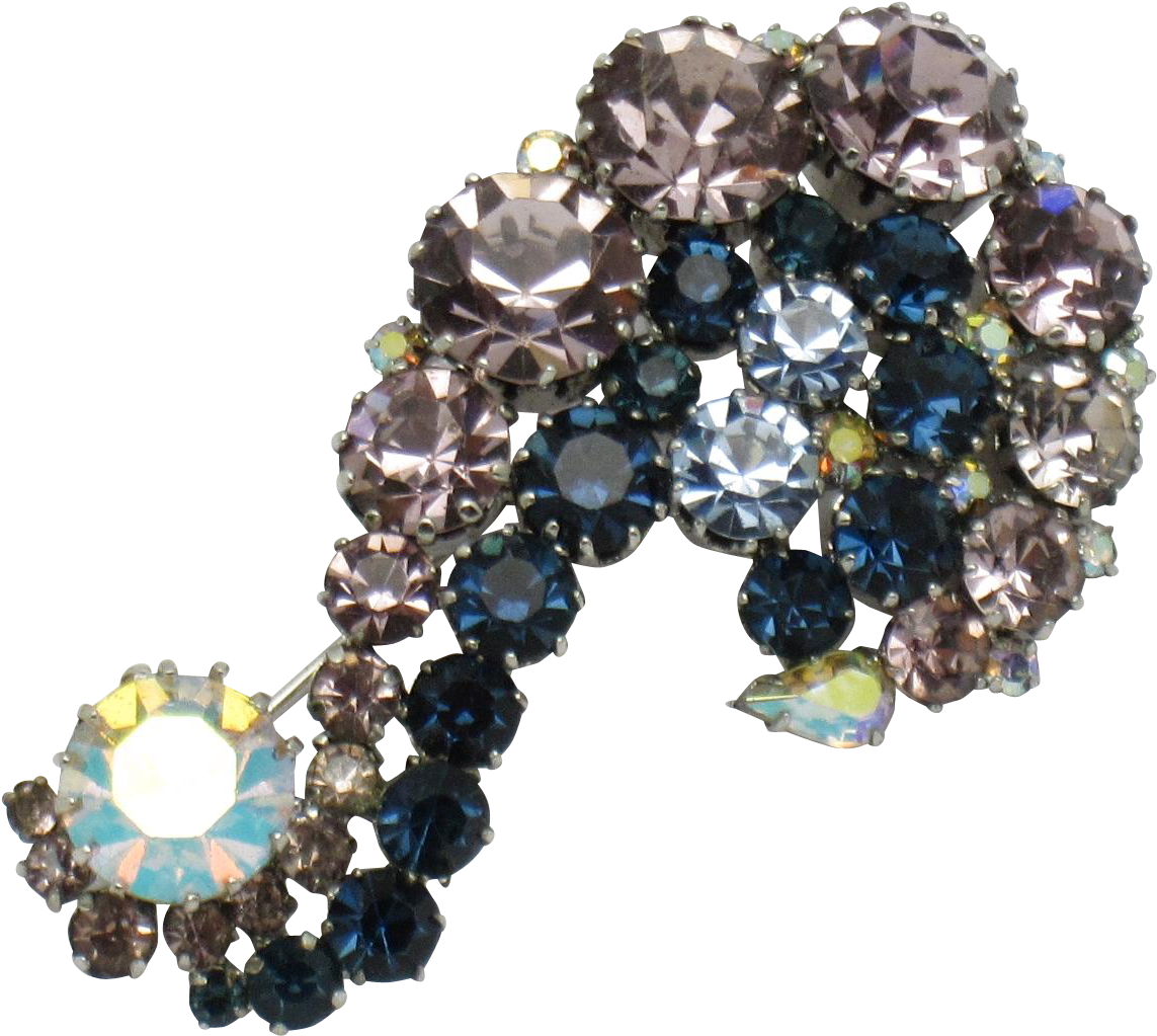 Made In Austria Rhinestone Question Mark Brooch - Rhinestone (1142x1142), Png Download