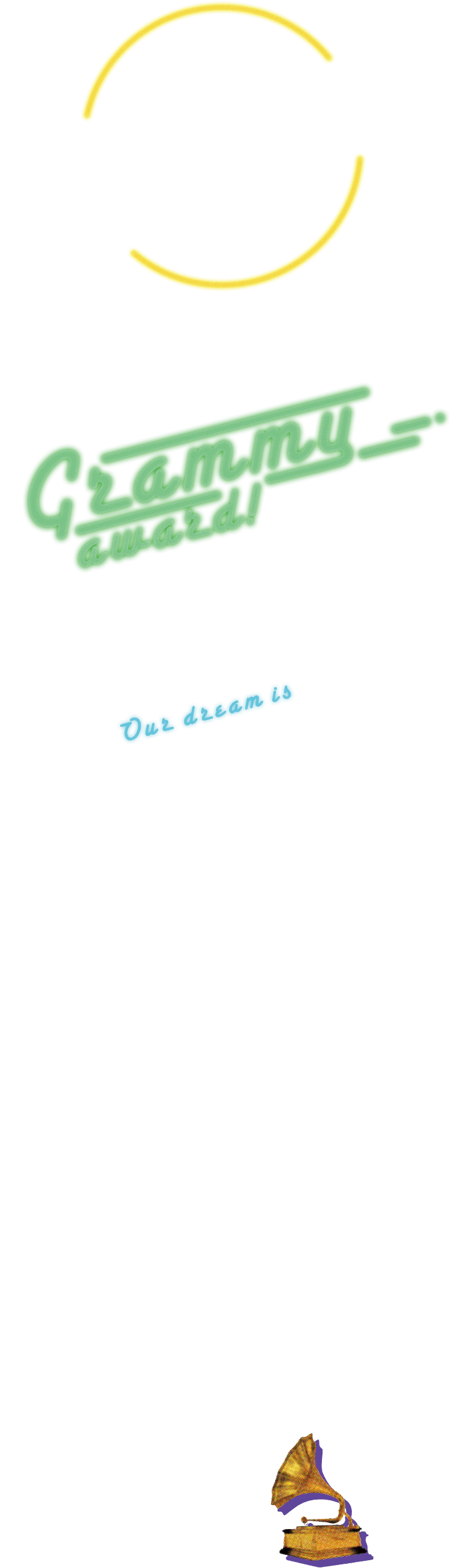 Our Dream Is The Grammy Award (760x2645), Png Download