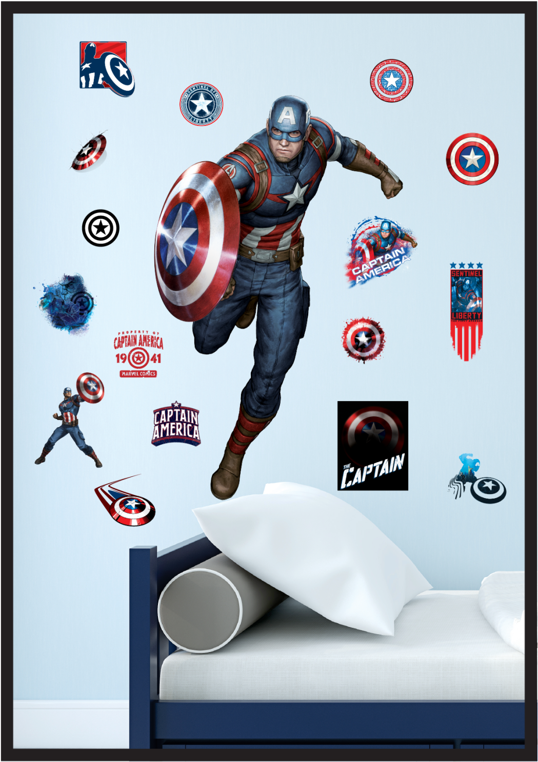 Decalcomania - Wall Decall Art Music Wall Decal Dj Headphone Audio (1089x1902), Png Download