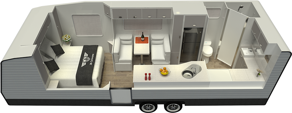 Dimensions - Floor Plan (1000x528), Png Download
