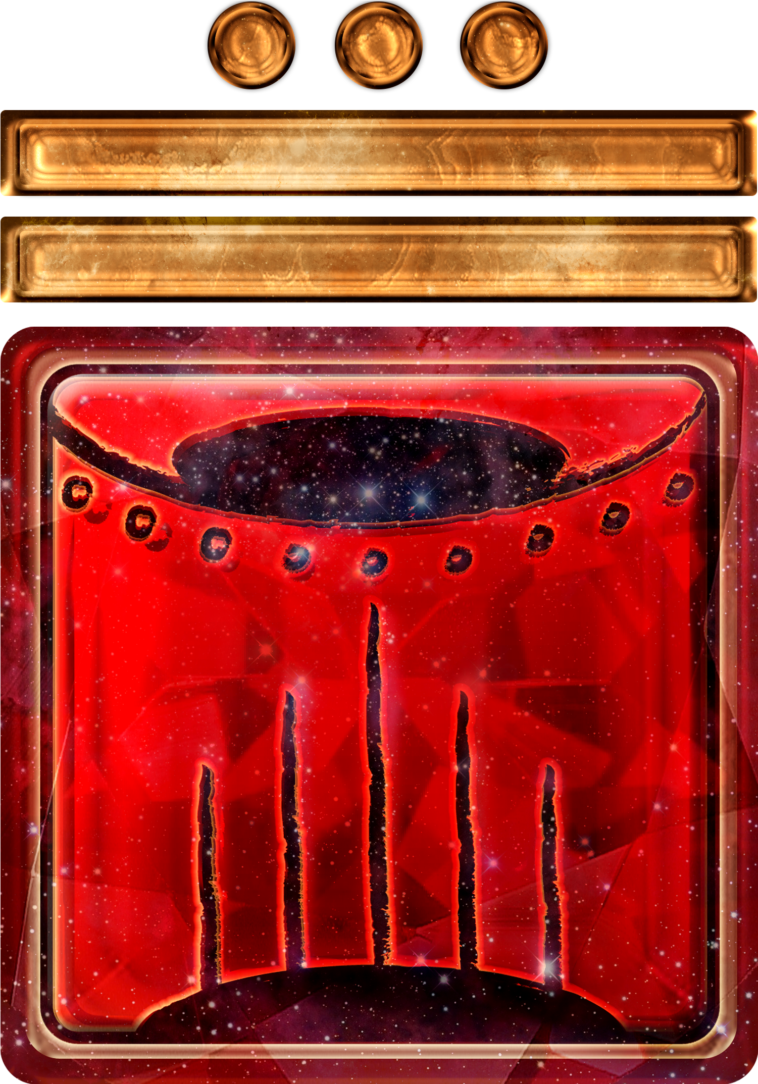 Red Cosmic Dragon - Red Cosmic Moon Year (2400x2400), Png Download