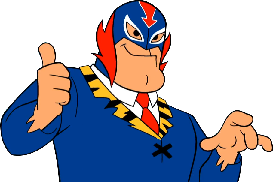 Rey Mysterio - Cartoon (908x607), Png Download