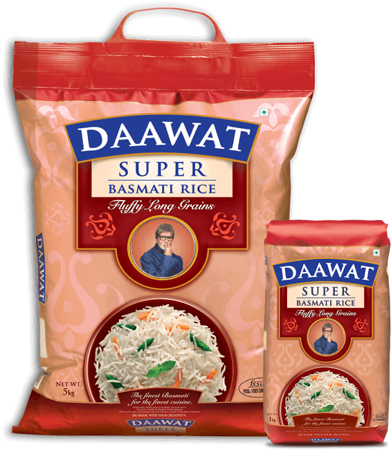 Daawat Super Basmati Rice - Daawat Biryani Basmati Rice (565x650), Png Download