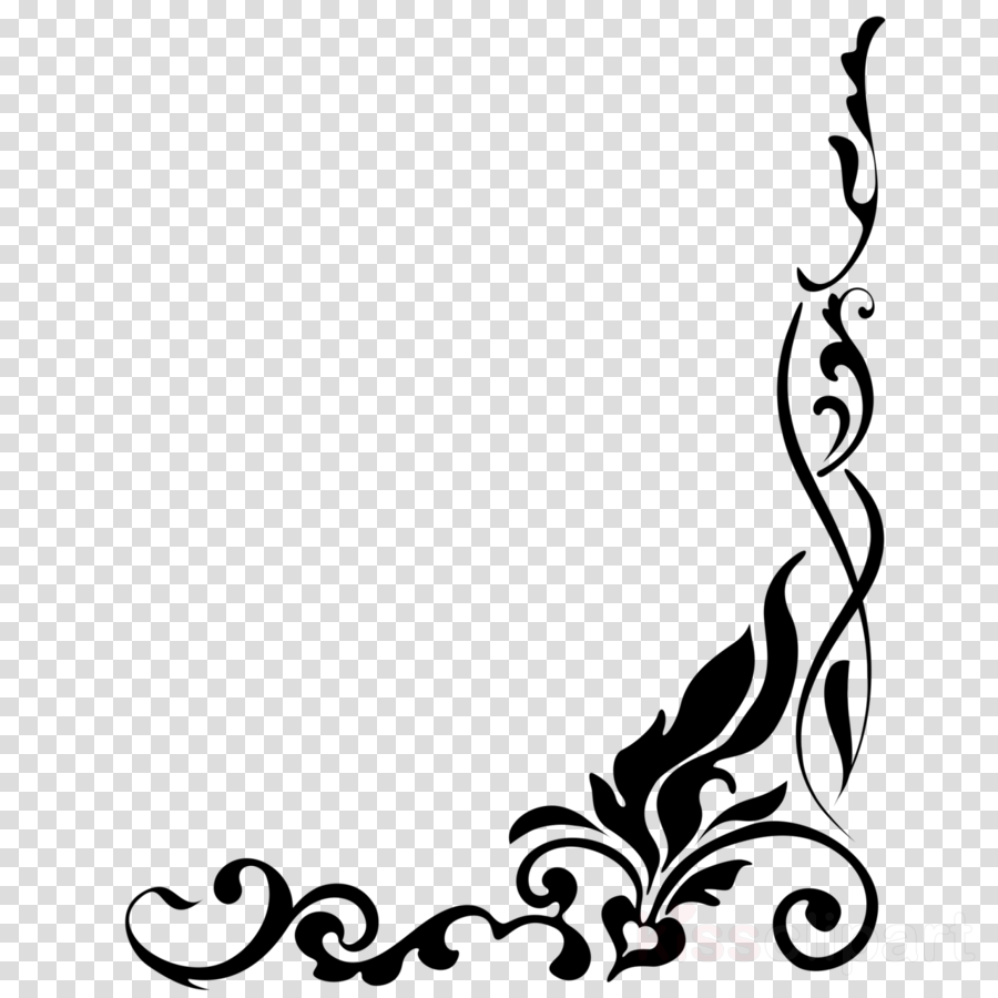 Corner Border Png Clipart Clip Art - Clipart Border Design (900x900), Png Download