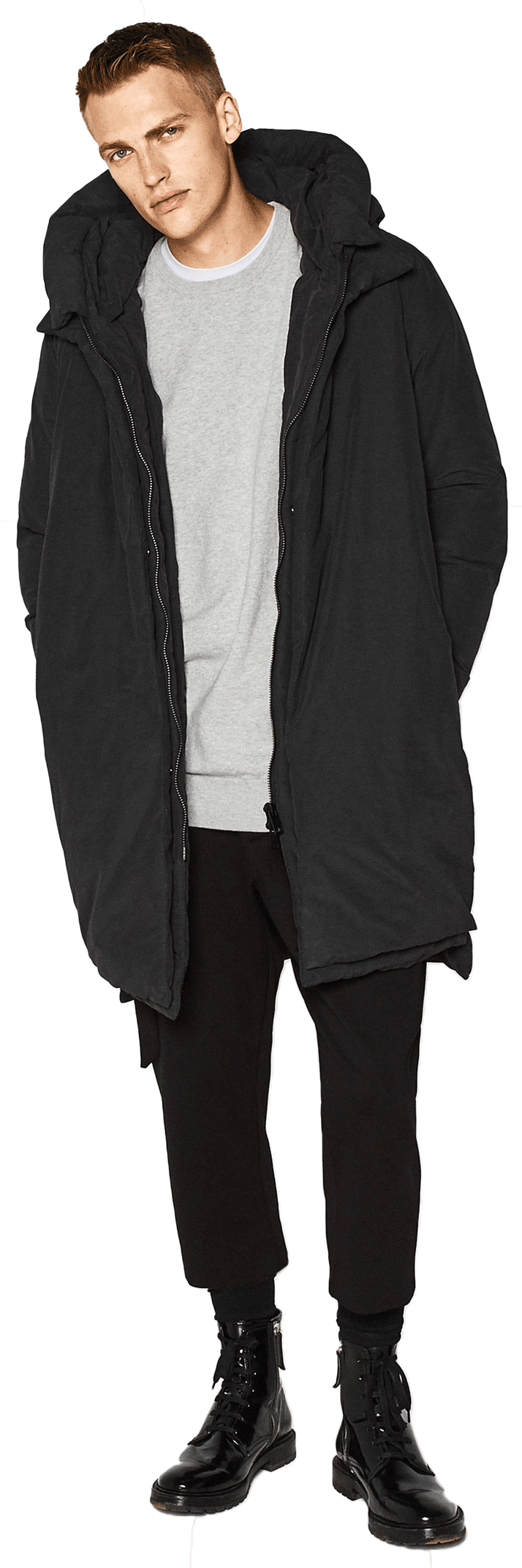 05 Oct 2016 - Png Winter Mens Model (714x2141), Png Download