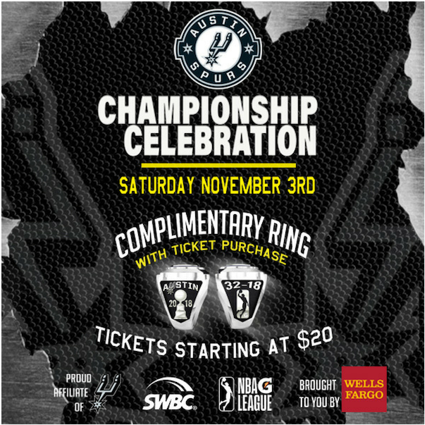 Balcones Youth Sports San Antonio Spurs Ticket Opportunity - Austin Spurs (820x700), Png Download