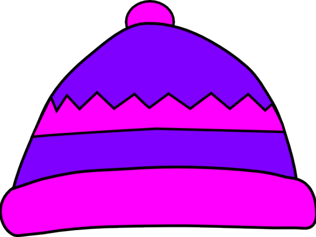 Winter Hat Clipart - Winter Hat Clipart Free (640x480), Png Download